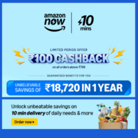 Amazon 10-minutes Delivery Launched! Free Delivery & ₹100 Cashback