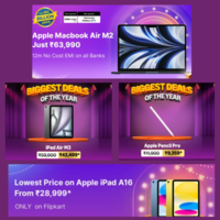 Apple Pencil, MacBook & iPad Deals in Flipkart BBD & Amazon GIF Sale 2025