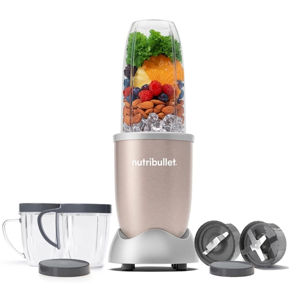Nutribullet Pro 900W Champagne Gold, 12 Pcs Set DesiDime