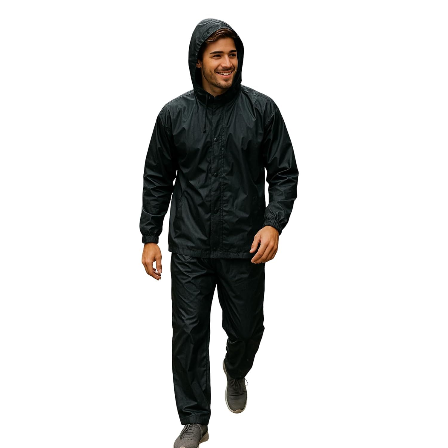 Unox Rain Coat for Men waterproof, Unisex Raincoat for Women