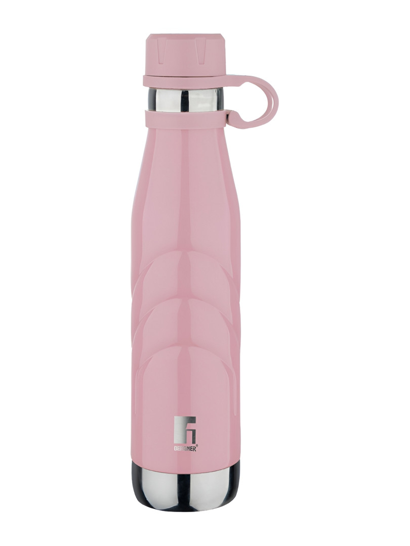 BERGNER Walking Pink Solid Stainless Steel Double Wall Vacuum