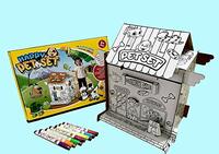 Vibgyor Vibes DIY 3D Paper Cardboard Folding Craft & Puzzle- Learning and Decorative Toy Happy Pet House