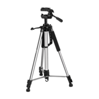 HIFFIN HF-1200 140cm Adjustable Tripod for Mobile and Camera (Built-in Bubble Head, Black)