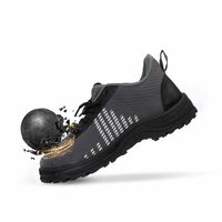 HEALTH SAFE Safety Shoes - 8 UK | Puncture-Resistant | Steel Toe Cap | Industrial Shoes | Non-Slip Shoes | Comfortable Fit | Multi-Terrain Protection | Crush Protection | Anti-Nail Penetration