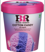 Fresh - Baskin Robbins Ice Cream Tub Cotton Candy, 450 ml(location specific)