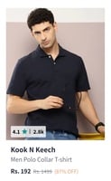 Kook N Keech Polo Tshirts Starting from 192Rs on Myntra