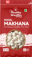 Healthy Wealthy Premium Phool Makhana | Lotus Seeds Puffed Kernels Phool Makhana  (50 g)