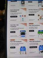 Get 20 rs cashback on 3000rs credit card payment 2 times