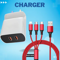 Maxxcen i phone charger , type -c , micro USB Adapter 30 watt Fast Wall Charger for all support mobile