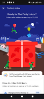 GPay Ready for the Party Unbox Offer: Collect All 6 Stickers to Earn Upto ₹2025 Cashback