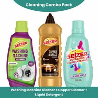  Selzer Copper Cleaner, Liquid Detergent & Machine Cleaner Combo Pack 3 on Flipkart