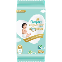 Pampers Premium Care Diaper Pants - M, 7-12 kg, 4 pcs