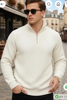 RUFICA Woollen Blend High Neck Men’s Pullover Sweater