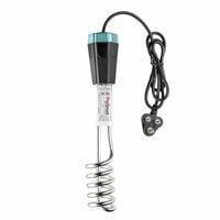 DigiSmart 2000 Watts Immersion Water Heater, Shock Proof Immersion Water Heater, Double ISI Marking, Stainless Steel ROD, ABS Body with Bucket Clip, 1 Year Warranty - Black