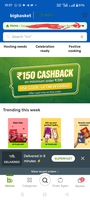 Bigbasket Giving 150 Cashback on 399 New User Might be User Specific 