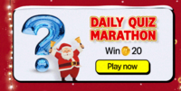 Win 20 coins -Amazon Funzone Daily Quiz Marathon 19th December