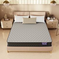 RESTOFIT Orthopedic Dual Comfort Single Size Mattress 72x30x4 Inches | Medium Firm 4-Inch HR Foam Mattress for Back Support | Premium Cotton | 7-Year Warranty | Vacuum Packed Roll | Sleep well Comfort