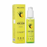 BELLAVITA Anti-Acne Face Wash | Power of 6 Actives | Treats Active Acne for Pimples | 100 ml