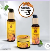 Alna Kumkumadi Facewash + Kumkumadi Cream + Kumkumadi Moisturizer