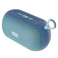 HAMMER Wave 10W Bluetooth Speaker Up to 8 Hours Playtime, TWS Function, Made in India, Built-in Mic, BTv5.4, USB Port, Type-C Interface Wireless Bluetooth Speaker with Hanging Loop (Blue)