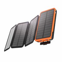TrustBasket 20000mAh Solar Power Bank | Portable Solar Charger