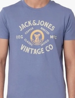 JACK & JONES Men Cotton Printed Slim Fit T-Shirt
