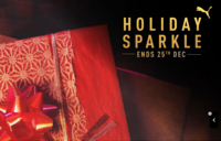 Puma Holiday Sparkle Sale - Extra 25% Off on Everything (Ends 25th Dec'25)