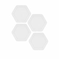 Philips Hexastyle 5-watt Downlighter(Natural White), Pack of 4 | Cutout - 3 inch | Panel Light for False Ceiling