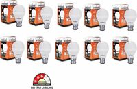 AVINDRA 9 W Round B22 D LED Bulb (White, Pack of 10)