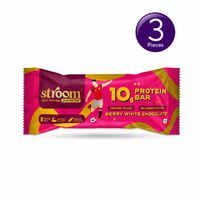 Zepto : Stroom Berry White Chocolate 10G Protein Bar Combo 45 g x 3
