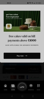 Free Cake | Pay 1000 Rs Credit Card Bill and get Rs 100 BB voucher from Cred