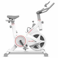 Sparnod Fitness SSB-09W Spin Bike, Max User Weight 110KG (White)