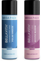 BELLAVITA Polar Breeze & Mystic Bloom Deodorant Combo|2x200ml