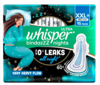 Whisper Sanitary up to 77 % off (as per locations)