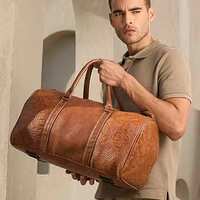Lifelong Leatherette Stylish & Spacious Weekender Travel Bag