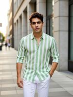 Men Striped casual shirt