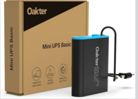 Oakter Mini UPS Basic for WiFi Router Broadband Modem | Supports 12V-2A Routers. Backup Upto 3 Hours | WiFi Router UPS Power Backup During Power Cuts| Current Surge & Deep Discharge Protection