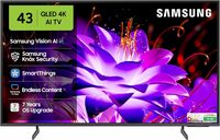 Samsung 108 cm (43 inches) Vision AI 4K Ultra HD Smart QLED TV QA43QEF1AULXL