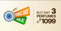 The Man Company - Republic Day Sale - Buy any 3 Perfumes @ Rs. 1099 + Extra 5% Off on Prepaid orders 