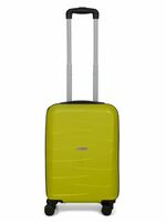 Teakwood Dune Compact 55 cm Cabin Size Trolley Bag for Travel – Durable for Weekend Business Trip & Airline Cabin Fit – Smooth Wheels & Telescopic Handle Luggage Suitcase | Small, Lime Green
