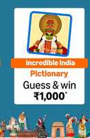 Amazon funzone Incredible India Pictionary quiz answers 
