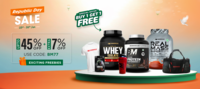 BigMuscles Republic Day Sale - Special Offer Buy 1 Get 1 Free | Upto 45% Off + Extra 7% Off 