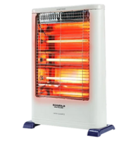 Maharaja Whiteline 1200W Lava Quartz Adjustable Room Heater - 3 Heating Elements, White, 1 Unit