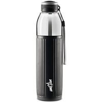 Milton Water Bottle Kool Glossy 900 PU Insulated, 680 ml, Leak Proof, BPA Free, Ideal for Home, Office, Gym, Travelling, Black
