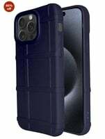 amazon basics Shockproof Back Case Cover for Apple iPhone 15 Pro Max | 360 Degree Protection | Slim Protective Case | Anti-Scratch Tough TPU Case for Apple iPhone 15 Pro Max (Blue)