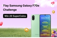 Flipkart-Samsung Galaxy F70e Challenge win 20 coins