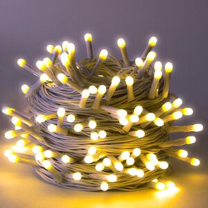 Lexton 40 LED Power Pixel Serial String/Fairy Light | Plug Sourced | Suitable for Home & Outdoor Decoration, Diwali, Christmas, Ramadan, Wedding, Party, Festival (Pack of 5, Warm White)