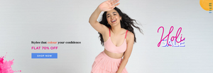 Zivame Holi Sale | Styles that colour your confidence | Flat 70% Off