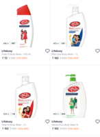 77% off on Lifebuoy Bodywash Starting Rs 72