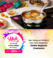 Vinod Stainless Steel Cookware Holi Sale – Up to 35% Off on Kadhai & Kitchen Products